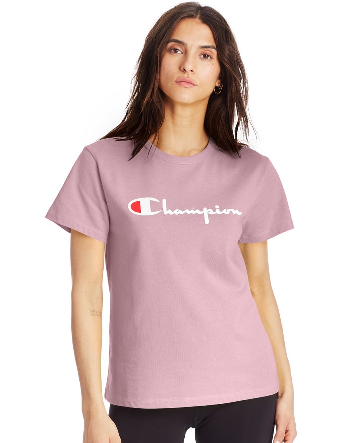 Champion Womens T-Shirt NZ - Heritage Beige ( 7085-IQTOJ )